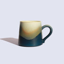 Blue handmade ceramic coffee mug 11.16oz