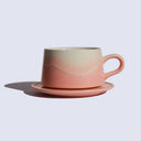 Rosa Kaffeetasse