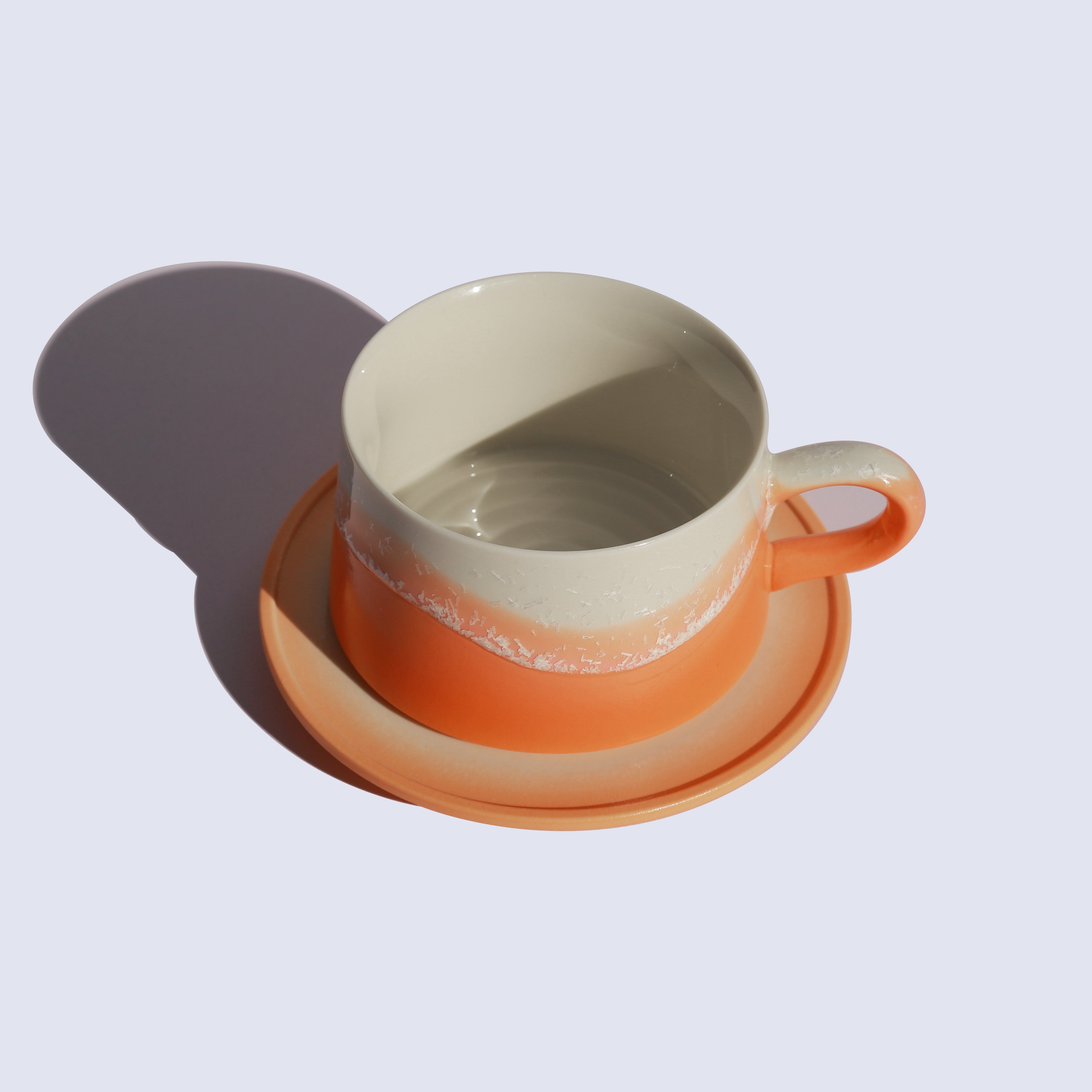Orange Handmade Coffee Cup 8oz | Cheralle®