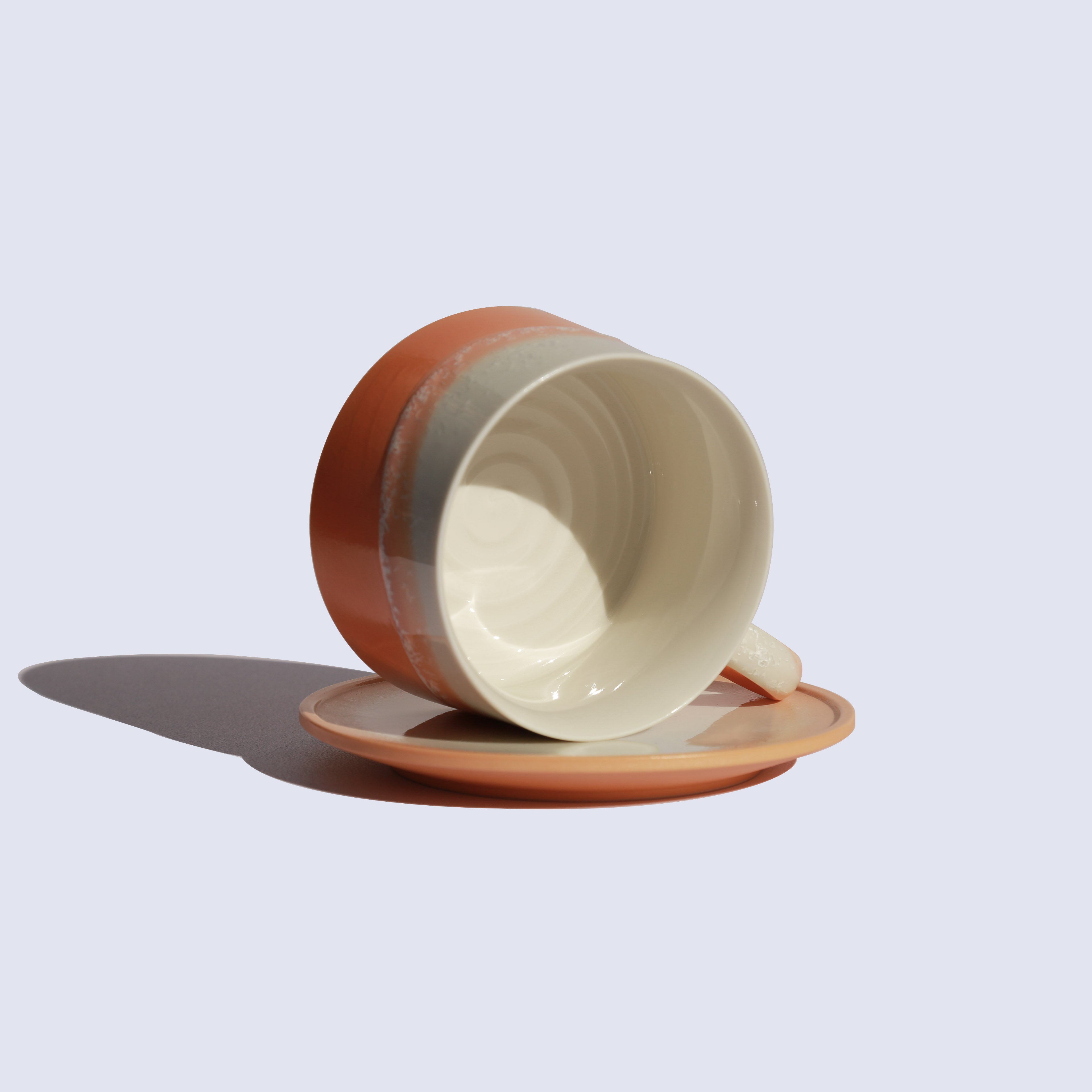 Orange Handmade Coffee Cup 8oz | Cheralle