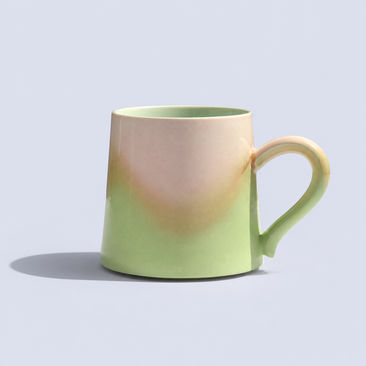 Cherry Blush Unique Pastel Ceramic Mug 11oz – Gift for Coffee Lovers