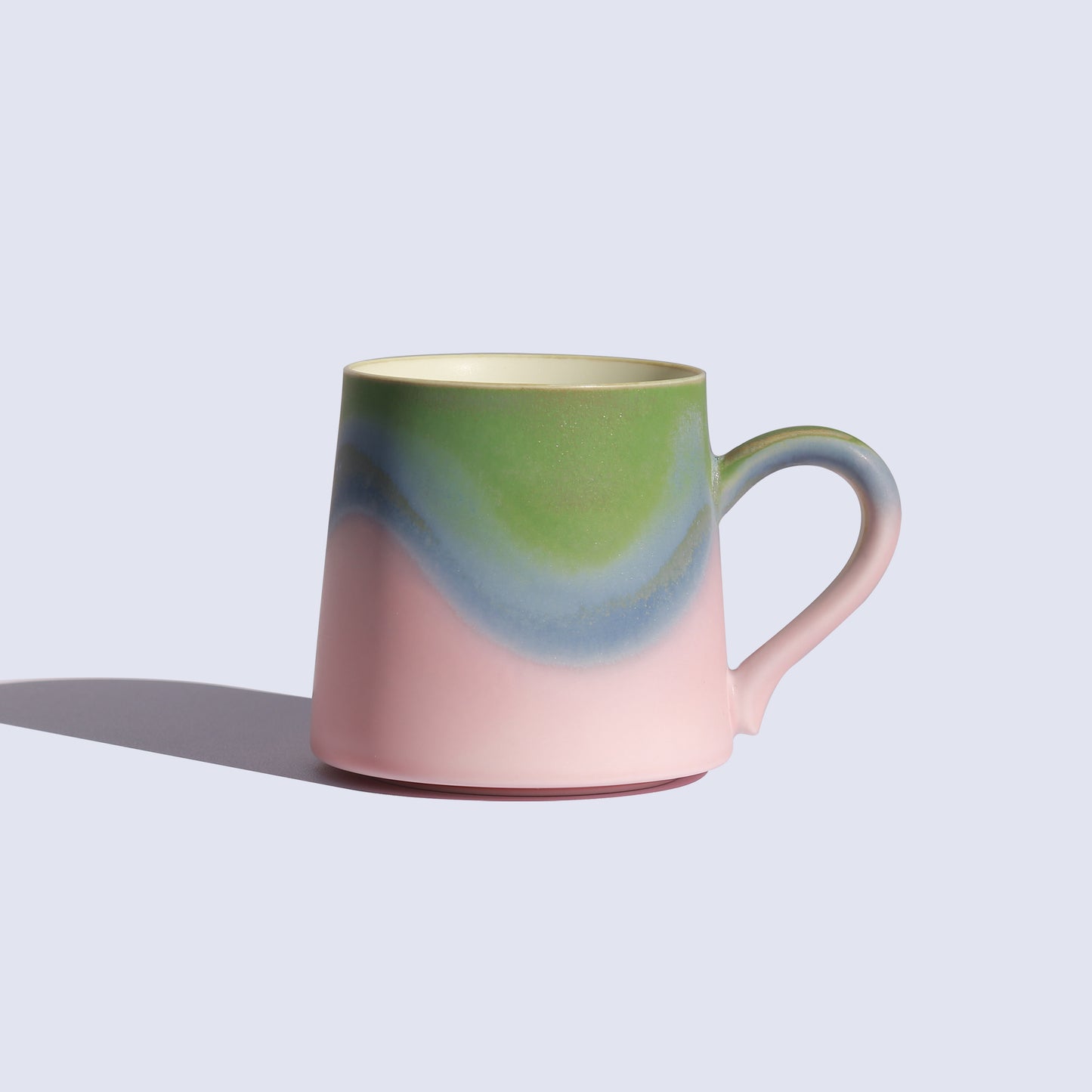 Cheralle pottery mugs as art pieces